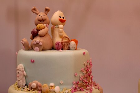 Marzipan kids birthday cake cake photo