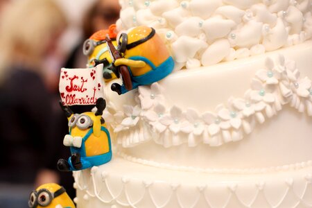 Wedding marry wedding cake photo