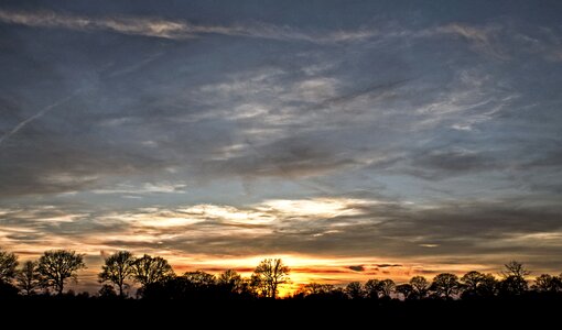 Sunset evening sky nature photo