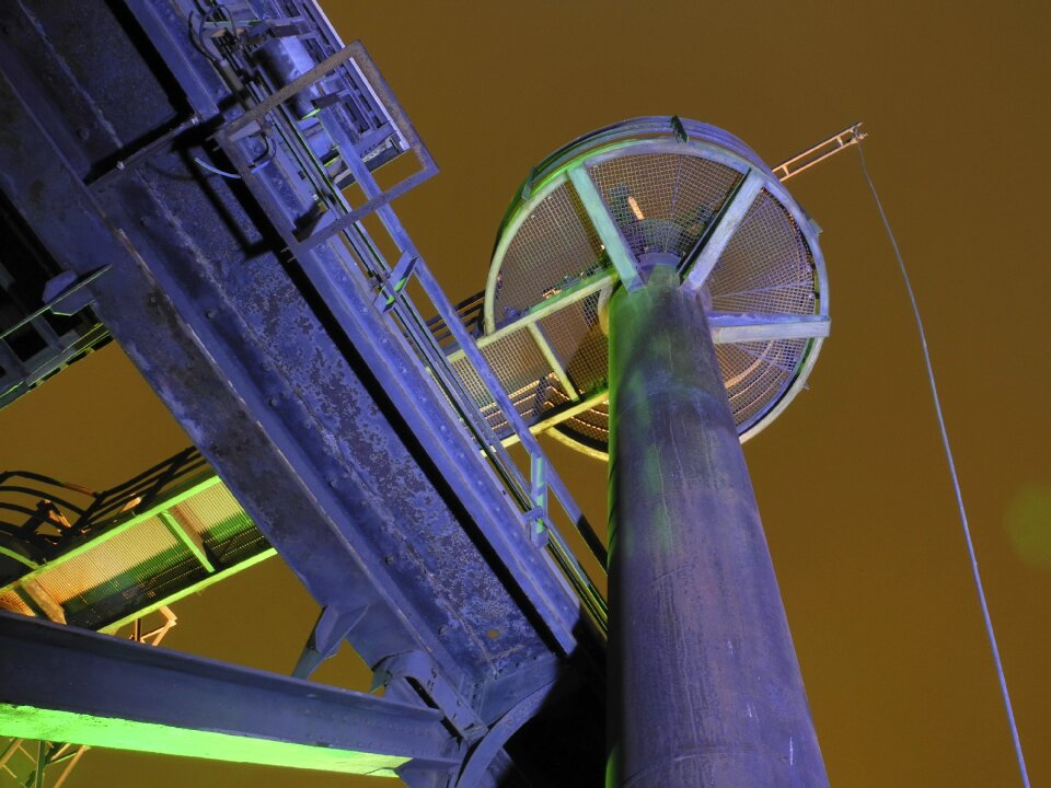 Duisburg long exposure industrial park photo