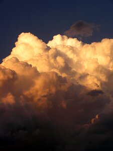 Heavy clouds stormy climate
