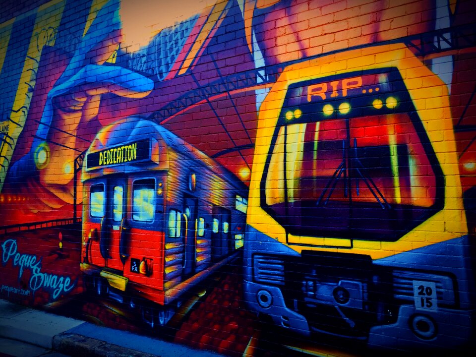 Graffiti wall artistic