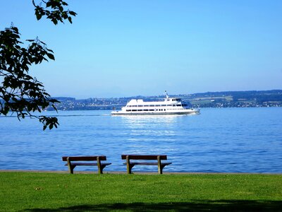 Lake constance ship idyllic