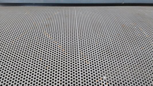 Holes many regularly