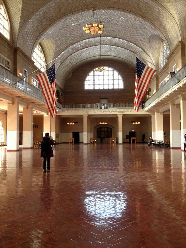 Entrance hall immigration station photo