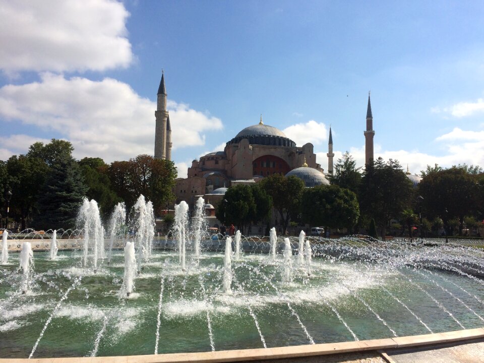 Fountain sultan ahmet new menu clouds