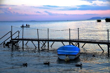 Twilight pier dawn