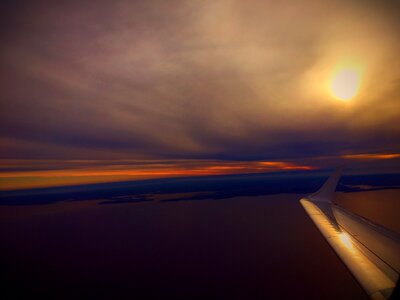 Nature light plane photo