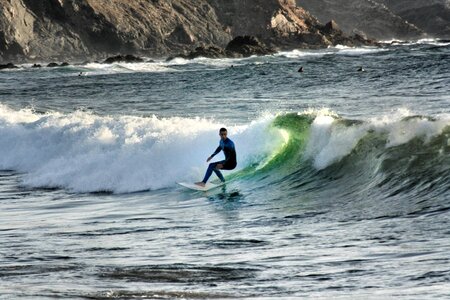 Beach surfboard water sports