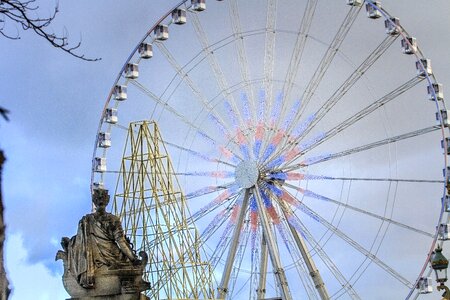 Farris wheel round carousels