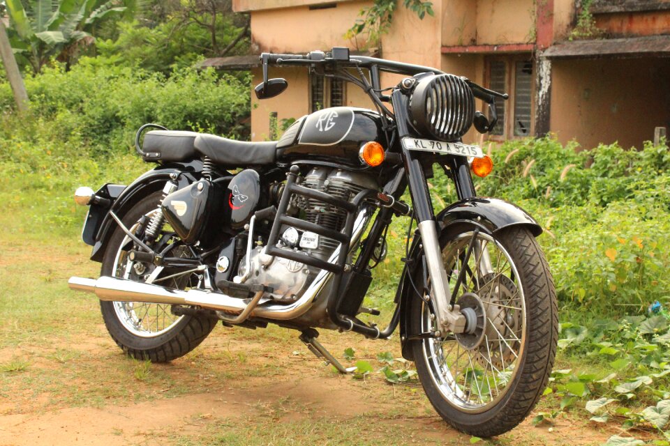 Motorbike classic travel