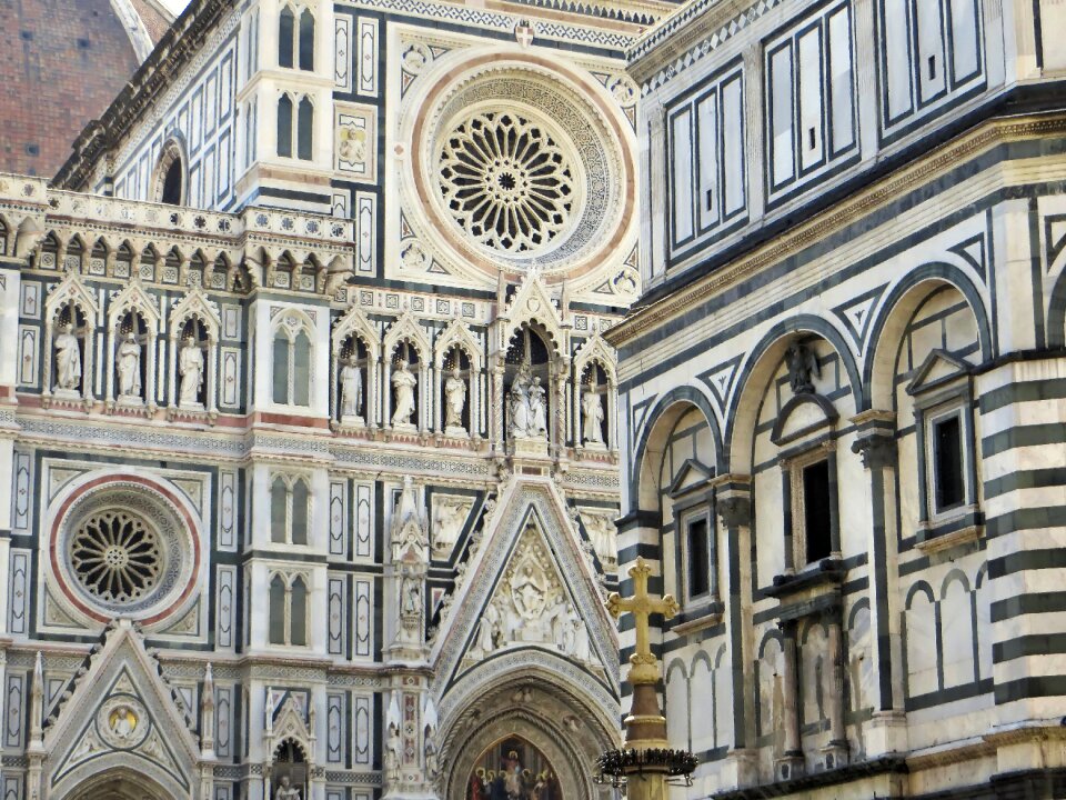 Facade architecture marble