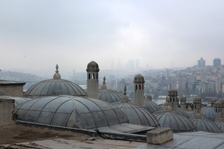 Mosque roof top istanbul