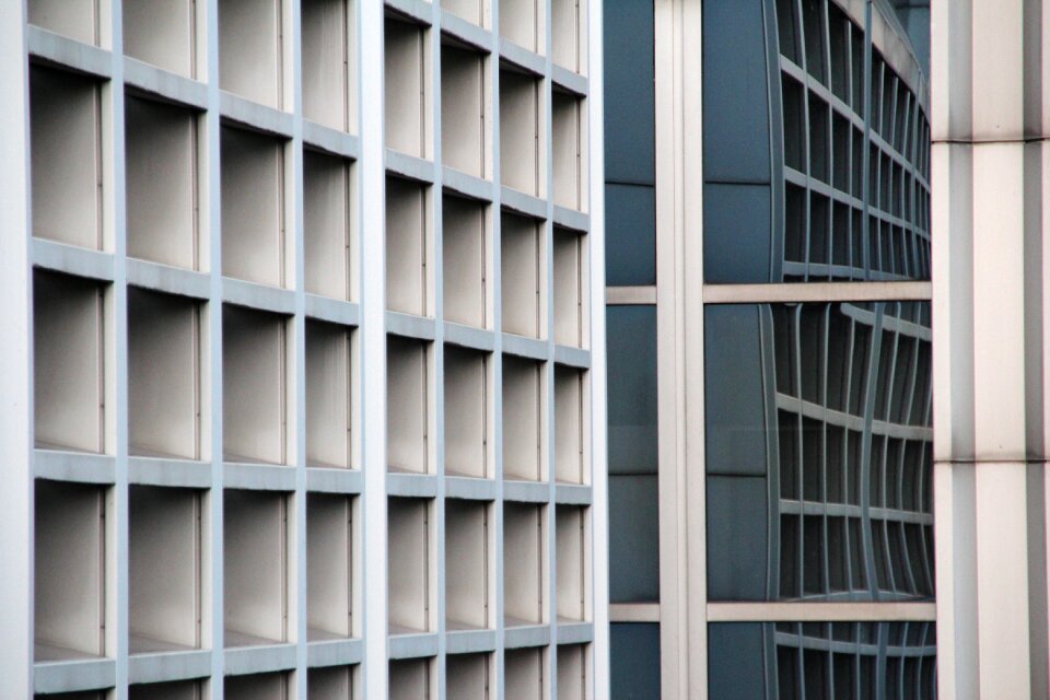 Window houses facades modern photo