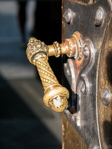 Door handle castle blacksmithing photo