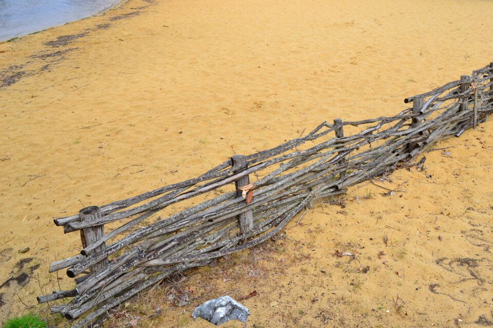 Beach sandy beach closing