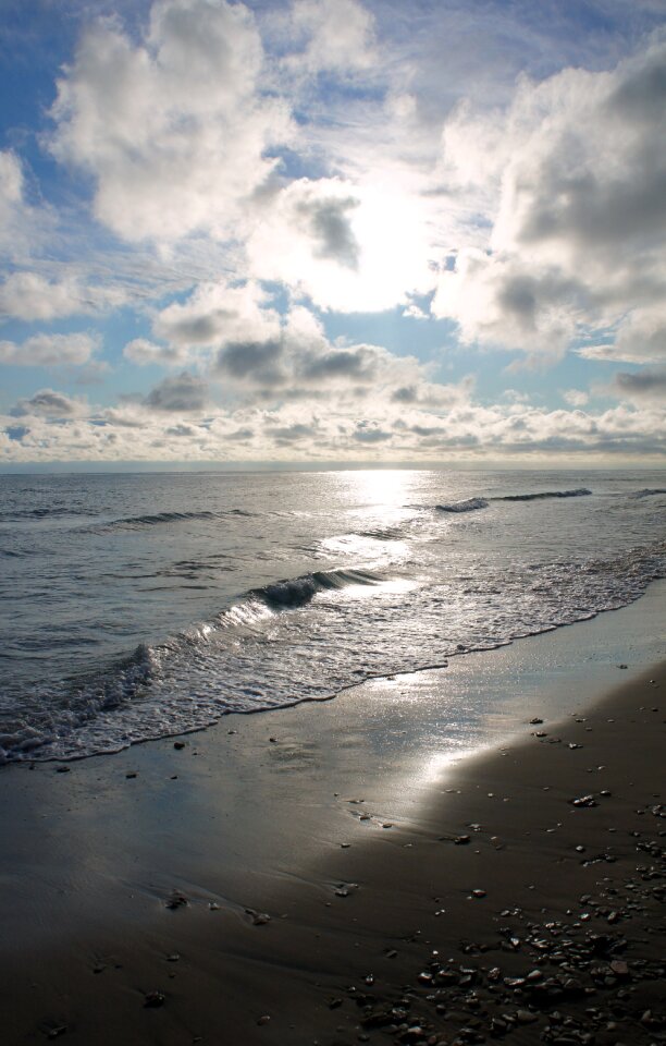 Sunrise ocean morning
