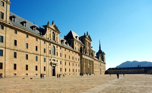 Castle esplanade el escorial photo