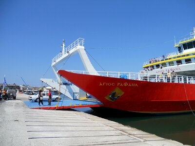 Ship port ferry