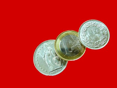 Euro coins money currency photo