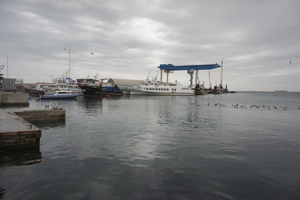 Cumberland cove anapa black sea in winter