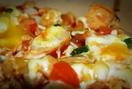 White background crust