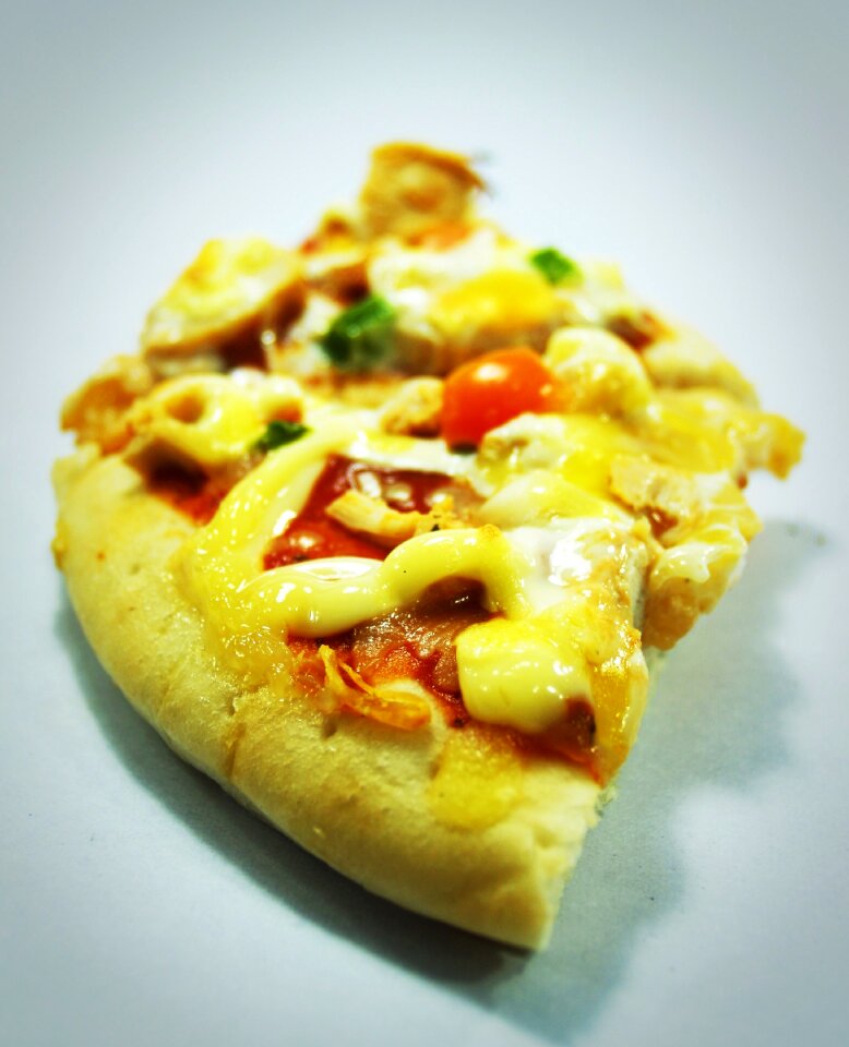 White background crust