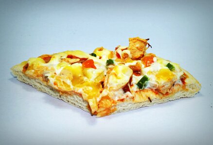 White background crust