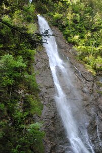 Roaring waterfall austria clammy