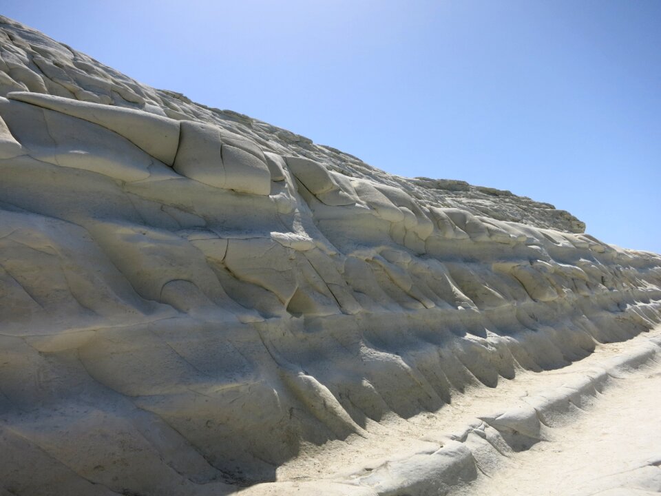 Limestone cliffs sicily travel