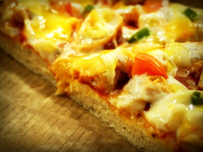 White background crust