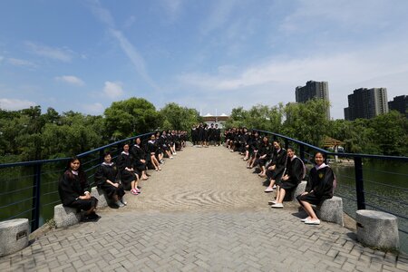 Graduation university classmate