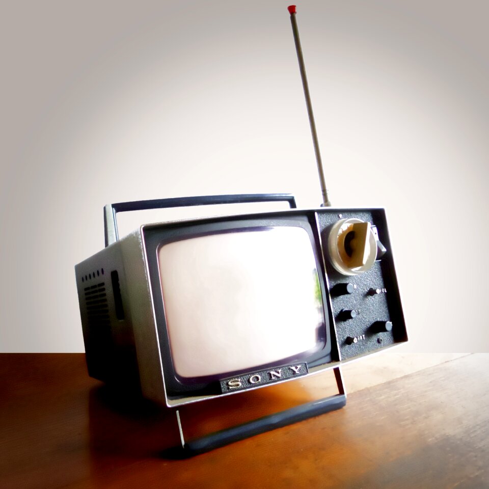 Japanese vintage portable tv