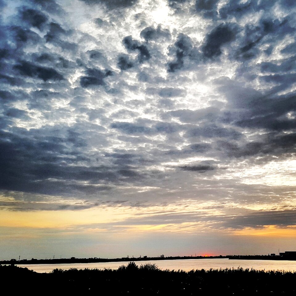 Sunset evening dusk
