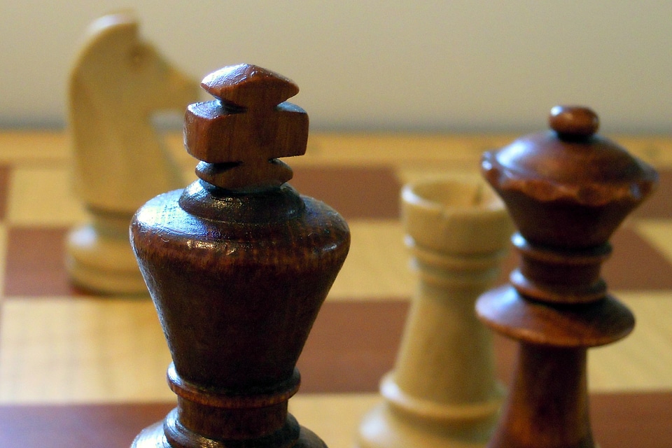 Lady chess board strategy game
