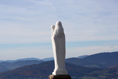 Kulm mountain statue