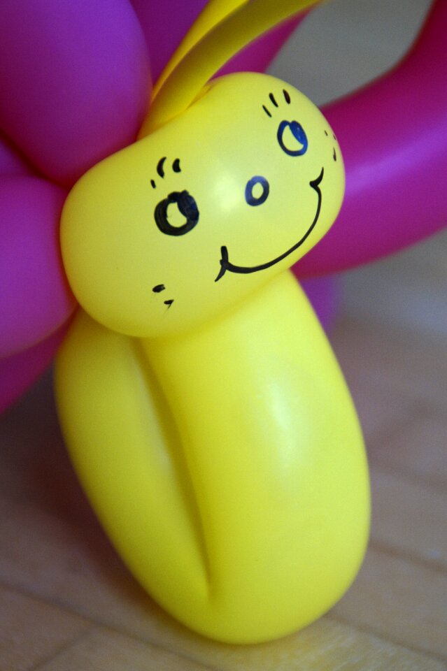 Clown butterfly balloon knot