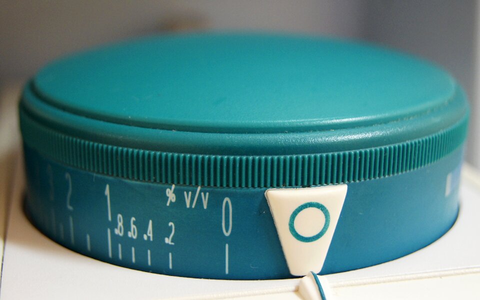 Gas anesthesia dosage