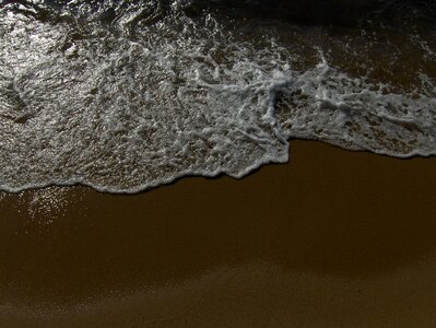 Sand beach foam
