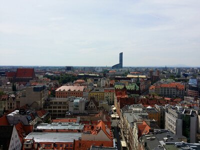 Buildings poland the city centre