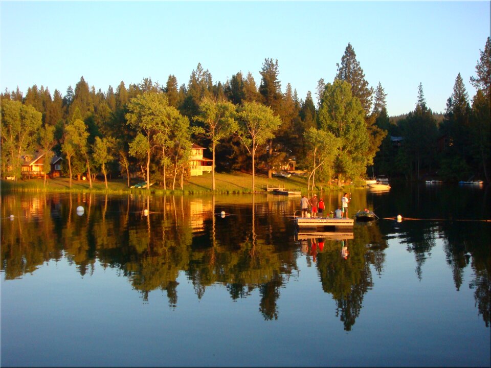 Reflection summer tranquil photo