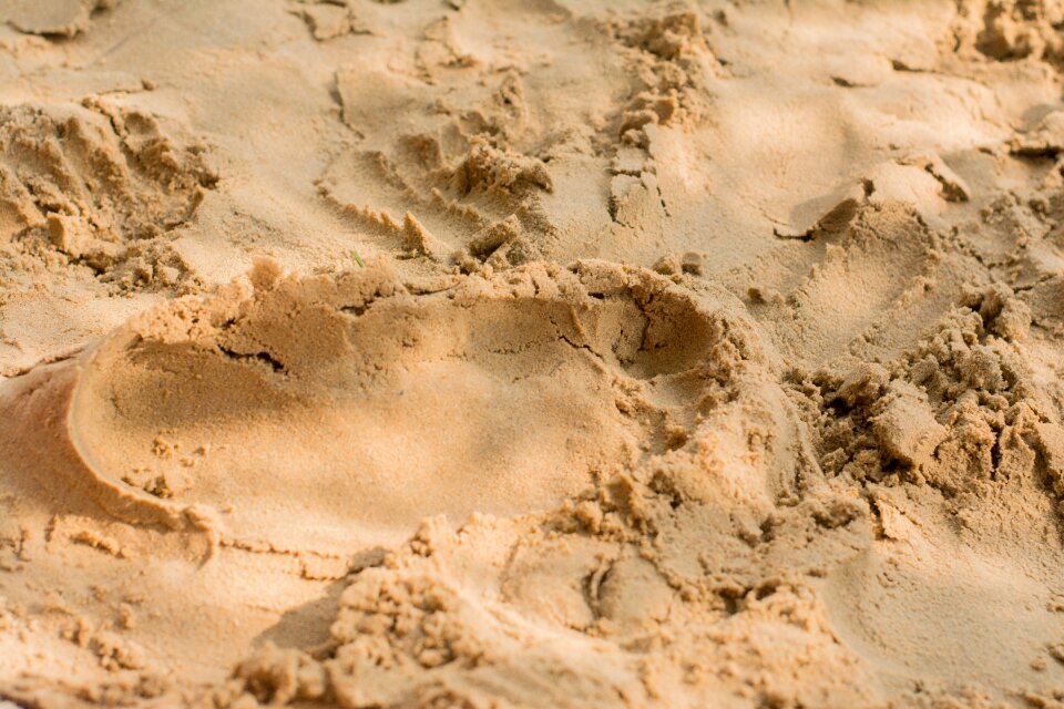 Imprint the rate of beach