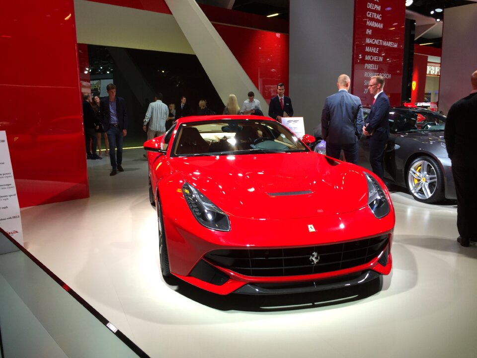 Sportscar red horse