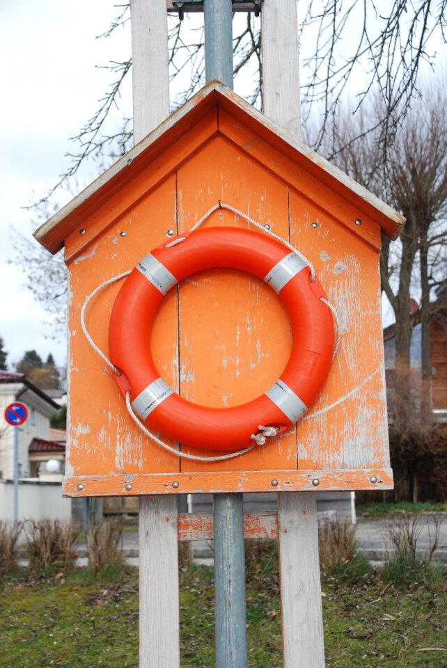 Life belt coast guard live safe
