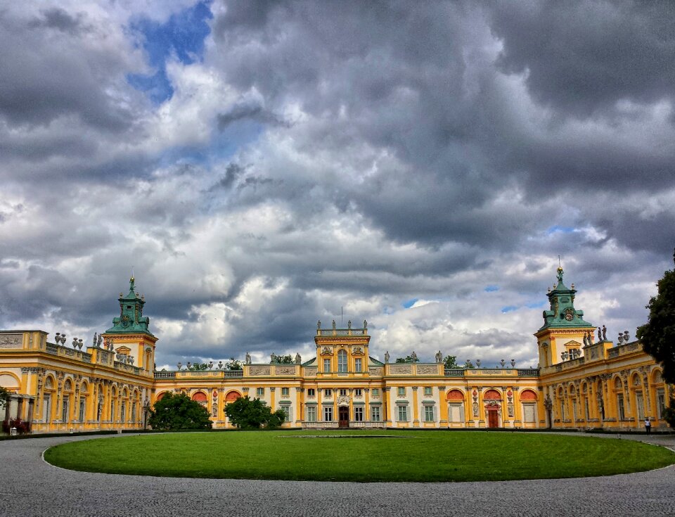 The palace and park architecture building