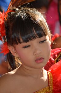 Face girl human