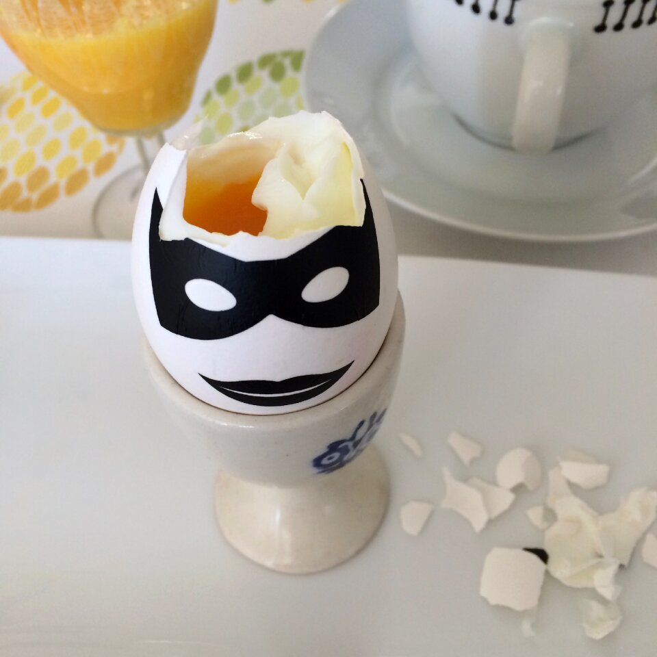 Morning funny food cooked
