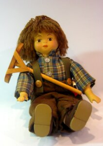 Gardener gardener doll old doll