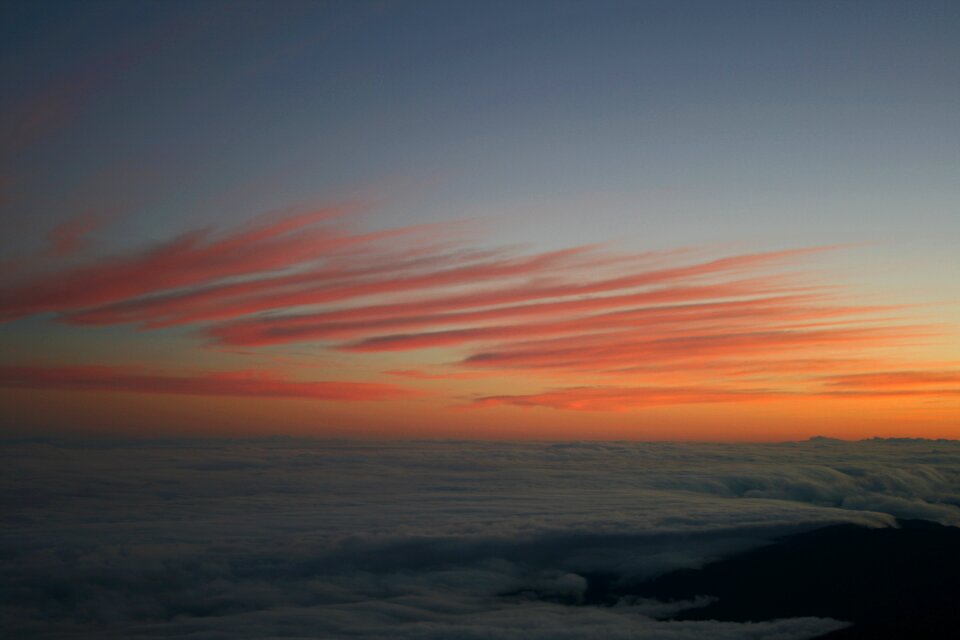 Canary islands afterglow canary island
