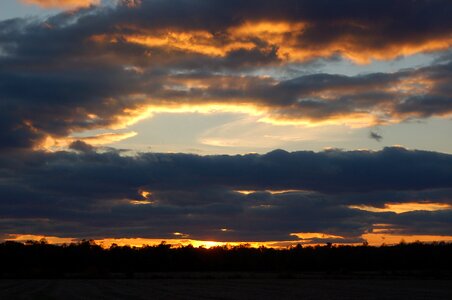 Sunset sunrise sky clouds photo